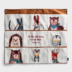 Hallmark Mary & Martha Woodland Toy Organizer - NEW